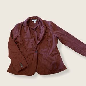 old navy - maroon blazer